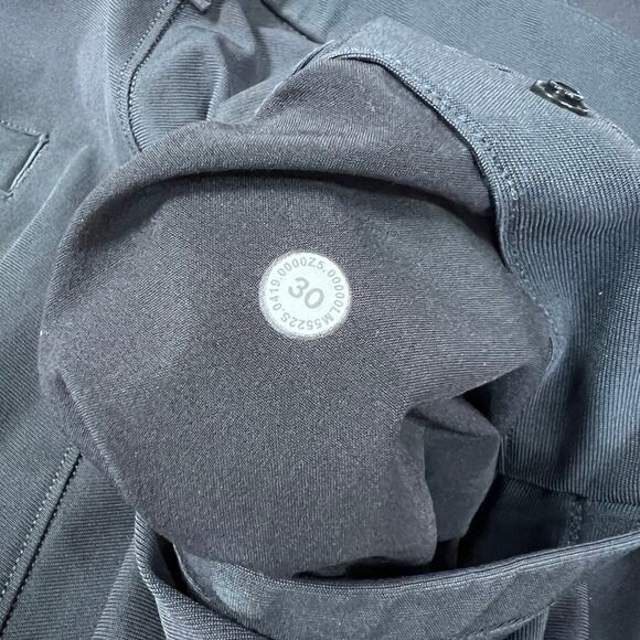 FLAW Lululemon Commission Pant Slim Warpstreme MENS 30 X 28 Obsidian Chino - Picture 4 of 10